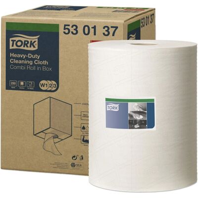 Tork Bílá Těžká Čisticí Utěrka - Utěrky na čištění Tork Bílá Těžká Čisticí Utěrka - Utěrky na čištění