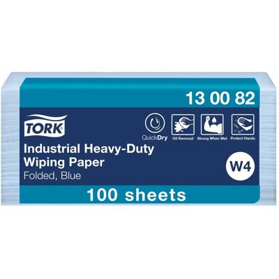 Tork Ipari Törlőkendő W4 - Kék - 3 Réteg Tartós Tork Ipari Törlőkendő W4 - Kék - 3 Réteg Tartós