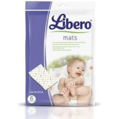 Essity Italy Spa Libero Easy Change Teli Monouso per Bambini - Confezione da 6 Essity Italy Spa Libero Easy Change Teli Monouso per Bambini - Confezione da 6
