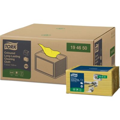 Tork Gelbe Multifunktions-Reinigungstücher - W8 8er Pack Tork Gelbe Multifunktions-Reinigungstücher - W8 8er Pack