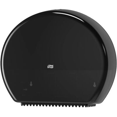 Tork Svart Toalettpapir Dispenser - Jumbo Rull, Veggmontering Tork Svart Toalettpapir Dispenser - Jumbo Rull, Veggmontering