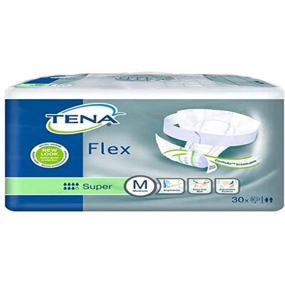Tena Flex Super Medium Absorberende Luiers - Incontinentieluiers Tena Flex Super Medium Absorberende Luiers - Incontinentieluiers