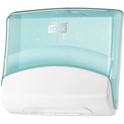 Distributeur TORK de Serviettes en Papier - Turquoise, Blanc - Distributeur de Serviettes - Publicité Distributeur TORK de Serviettes en Papier - Turquoise, Blanc - Distributeur de Serviettes - Publicité