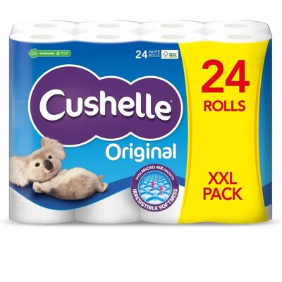 Cushelle 2-Ply Toilet Tissue White - Toilet tissue Cushelle 2-Ply Toilet Tissue White - Toilet tissue