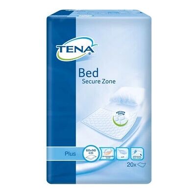 Protector Antiincontinencia TENA Bed Secure Zone Plus 60x90cm Protector Antiincontinencia TENA Bed Secure Zone Plus 60x90cm