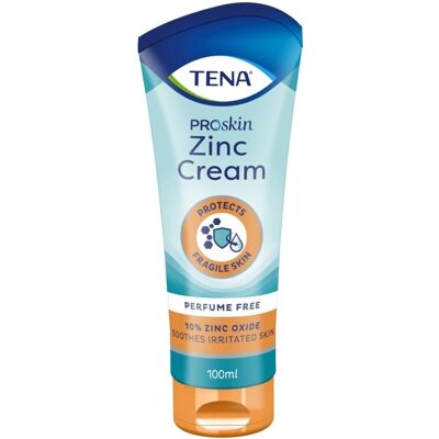 TENA Crème Calmante Zinque - Crème de soin de la peau - Publicité TENA Crème Calmante Zinque - Crème de soin de la peau - Publicité