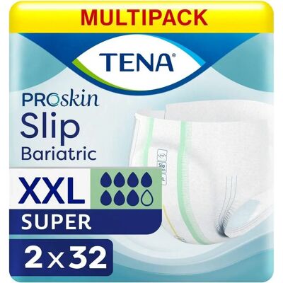 Protection d'Incontinence Bariatique Tena Super XXL - 64 pièces Protection d'Incontinence Bariatique Tena Super XXL - 64 pièces