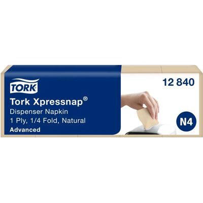 Tork N4 Xpressnap Tovagliolo Naturale - Servietten - 21,3x33 cm Tork N4 Xpressnap Tovagliolo Naturale - Servietten - 21,3x33 cm