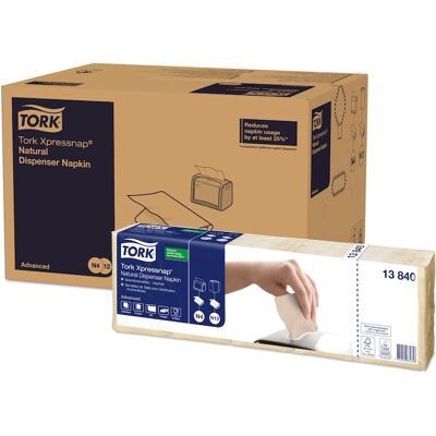 Tork Natur Servietten 13840 - Papierservietten Tork Natur Servietten 13840 - Papierservietten