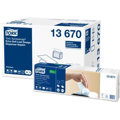 Tork 13670 Papierservietten Weiß - 500 Stück - Servietten Tork 13670 Papierservietten Weiß - 500 Stück - Servietten