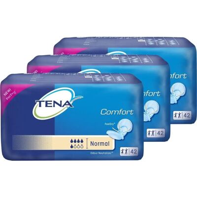 TENA Normal Serviettes d'incontinence - Protège-urines TENA Normal Serviettes d'incontinence - Protège-urines
