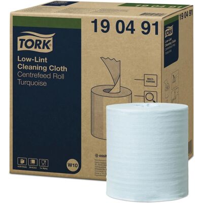 Tork Türkis Reinigungstücher - Professionelle Low-Lint Feuchte Tücher - 4 Stück Tork Türkis Reinigungstücher - Professionelle Low-Lint Feuchte Tücher - 4 Stück