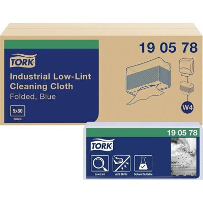 Tork Industrial Cleaning Wipes - Sensitive Surface - Blue Tork Industrial Cleaning Wipes - Sensitive Surface - Blue