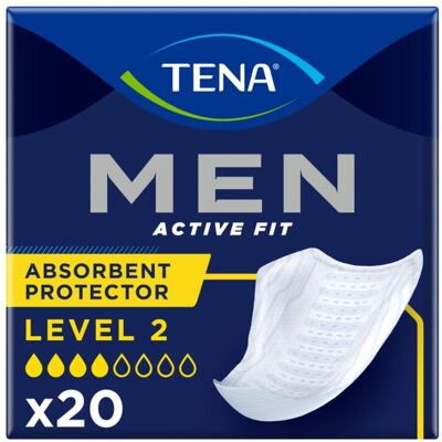 Tena Men Niveau 2 Incontinentie Pads - 60 stuks Tena Men Niveau 2 Incontinentie Pads - 60 stuks