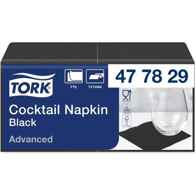 Tork 477829 Papierservietten 2-lagig - Cocktailservietten Tork 477829 Papierservietten 2-lagig - Cocktailservietten