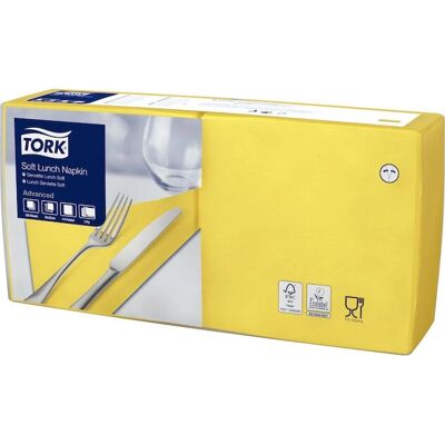 Tork 477862 Papírszalvéták - Sárga - 150 db Tork 477862 Papírszalvéták - Sárga - 150 db