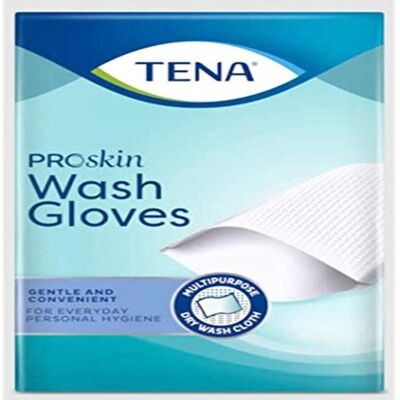 Guanto Tena Wash - 50 pezzi per igiene corporea Guanto Tena Wash - 50 pezzi per igiene corporea