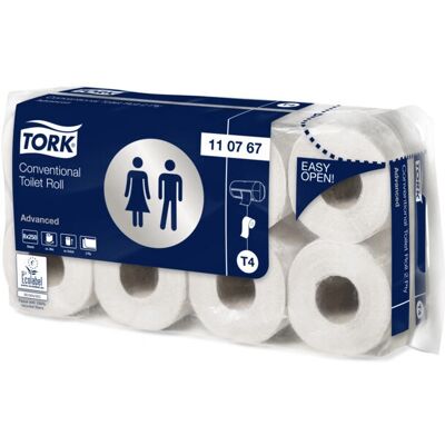 Tork 110767 Toilettenpapier - Advanced, 2-lagig - 250 Blatt Tork 110767 Toilettenpapier - Advanced, 2-lagig - 250 Blatt