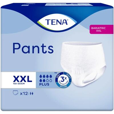 Tena Proskin Pants Plus XXL - Incontinentiebroeken, Gemiddelde absorptie Tena Proskin Pants Plus XXL - Incontinentiebroeken, Gemiddelde absorptie