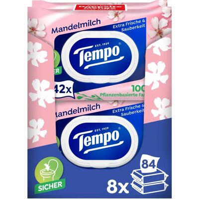 Tempo Toilettenpapier - Feucht und löslich - 16 Stück Tempo Toilettenpapier - Feucht und löslich - 16 Stück