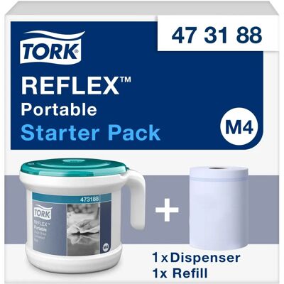 Tork Reflex Portable Dispenser System - Hand Towel Holder Tork Reflex Portable Dispenser System - Hand Towel Holder