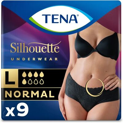 Tena Lady Pants Silhouette Culottes Absorbants - Incontinence - Publicité Tena Lady Pants Silhouette Culottes Absorbants - Incontinence - Publicité