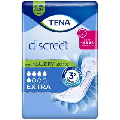Tena Discreet Extra - Protections d'incontinence - Absorption Max Tena Discreet Extra - Protections d'incontinence - Absorption Max