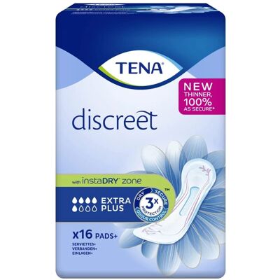 Tena Discreet Extra Plus - Incontinentie-inlegvellen Tena Discreet Extra Plus - Incontinentie-inlegvellen