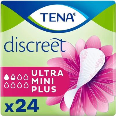 TENA TENA Discreet Ultra Mini Plus - Inkontinenssipuikot TENA TENA Discreet Ultra Mini Plus - Inkontinenssipuikot