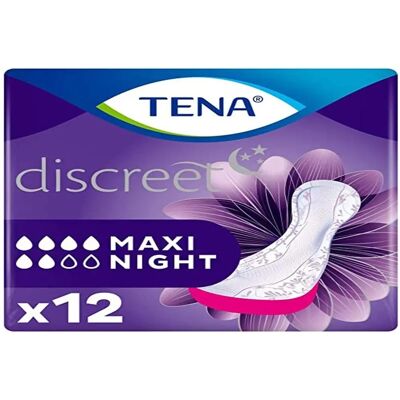 Tena Discreet Maxi Night - Incontinentie Pads Tena Discreet Maxi Night - Incontinentie Pads