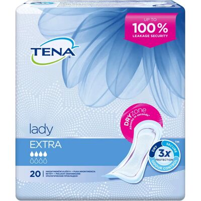 Tena Lady Discreet Extra Serviettes Hygiéniques - Protections Féminines - Publicité Tena Lady Discreet Extra Serviettes Hygiéniques - Protections Féminines - Publicité