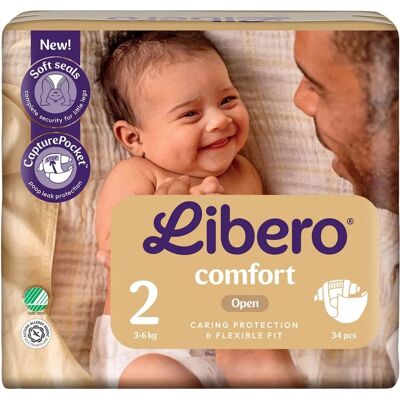 Pannolini Neonato Libero - 34 pz, 3-6 kg Pannolini Neonato Libero - 34 pz, 3-6 kg