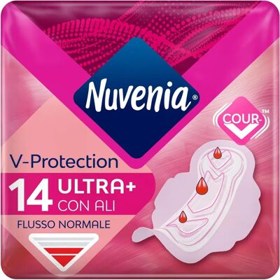 Assorbenti Feminili Nuvenia Ultra Normal - 14 Pezzi, Traspiranti Assorbenti Feminili Nuvenia Ultra Normal - 14 Pezzi, Traspiranti