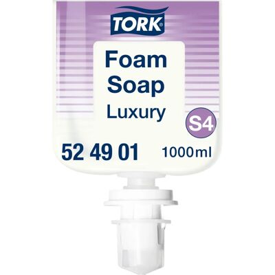 Sapone per le mani Tork - Schiuma di lusso - Ingredienti naturali - Etichetta ecologica Sapone per le mani Tork - Schiuma di lusso - Ingredienti naturali - Etichetta ecologica
