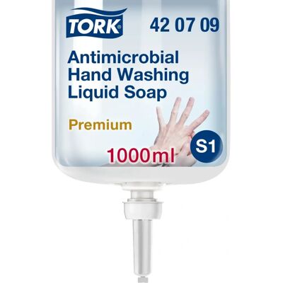 TORK Premium Händedesinfektionsseife - Flüssigseife TORK Premium Händedesinfektionsseife - Flüssigseife