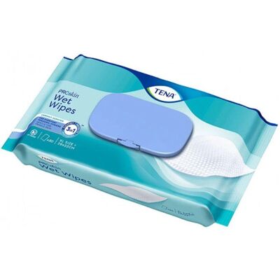 Salviette umidificate TENA ProSkin - Senza plastica - 48 pezzi Salviette umidificate TENA ProSkin - Senza plastica - 48 pezzi