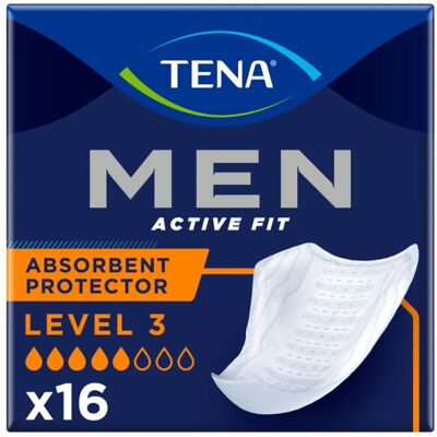 Tena Men Active Fit Level 3 - Inkontinensinnlegg Tena Men Active Fit Level 3 - Inkontinensinnlegg