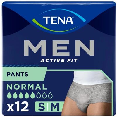 TENA Men Active Fit Pants Normal S/M - Inkontinenz-Bukse TENA Men Active Fit Pants Normal S/M - Inkontinenz-Bukse