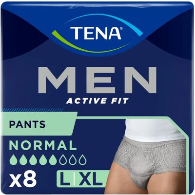 Tena Men Active Fit Pants Gris L/XL - Pantalones Absorbentes Tena Men Active Fit Pants Gris L/XL - Pantalones Absorbentes