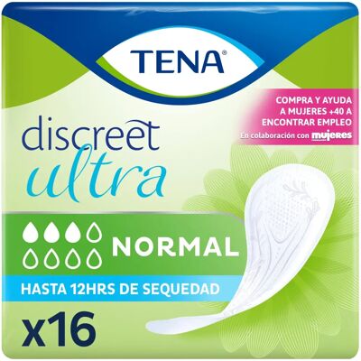 Tena Lady Discreet Ultra Normal Protection Urinaire - Incontinence Pad - Publicité Tena Lady Discreet Ultra Normal Protection Urinaire - Incontinence Pad - Publicité