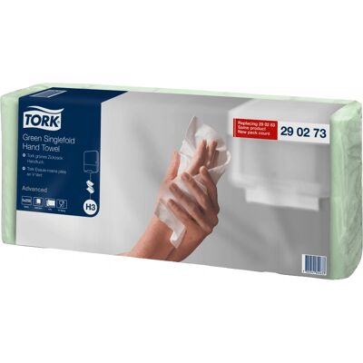 Tork Handdukar - 2-lagers gröna 25x23cm - 5x250 blad Tork Handdukar - 2-lagers gröna 25x23cm - 5x250 blad