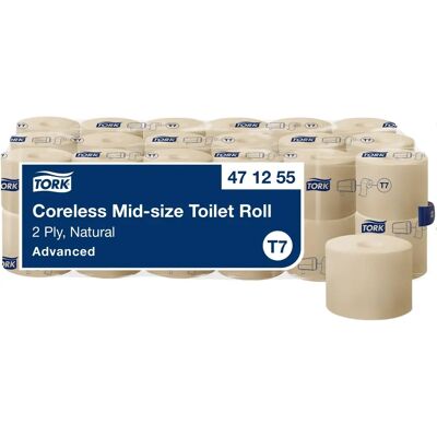 Papier toilette Tork T7 - 3 plis - Blanc - 550 feuilles - Lot de 18 - Publicité Papier toilette Tork T7 - 3 plis - Blanc - 550 feuilles - Lot de 18 - Publicité