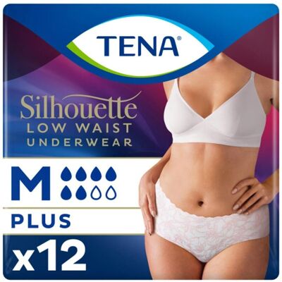 Tena Silhouette Plus M Weiß Inkontinenz Pants - Incontinence Pants Tena Silhouette Plus M Weiß Inkontinenz Pants - Incontinence Pants