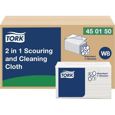 Pano de limpieza W8 TORK - 2 en 1 Absorbedor y Estropajo Pano de limpieza W8 TORK - 2 en 1 Absorbedor y Estropajo