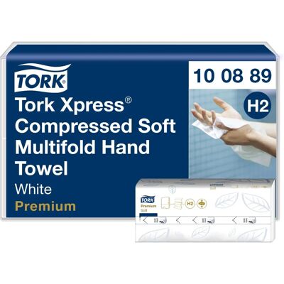 Tork Weiße 2-Schicht Papierhandtücher - Z-Faltung Tork Weiße 2-Schicht Papierhandtücher - Z-Faltung