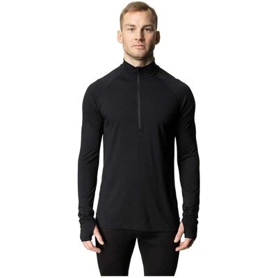 Houdini Sportswear Desoli Light Half Zip - Sous-vêtements en laine mérinos - Homme True Black - Publicité Houdini Sportswear Desoli Light Half Zip - Sous-vêtements en laine mérinos - Homme True Black - Publicité