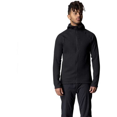 Houdini Pace Flow Houdi - Letvægts og åndbar fleecejakke - Herre - True Black Houdini Pace Flow Houdi - Letvægts og åndbar fleecejakke - Herre - True Black