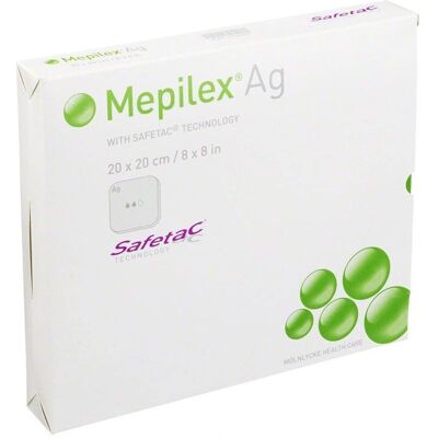Mölnlycke Mepilex Ag Schaumverband - Chirurgischer Verband Mölnlycke Mepilex Ag Schaumverband - Chirurgischer Verband