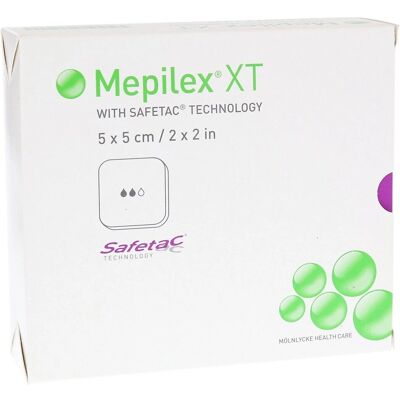 Mölnlycke Mepilex XT Silikon-Schaumverband 5x5cm - Wundversorgung Mölnlycke Mepilex XT Silikon-Schaumverband 5x5cm - Wundversorgung