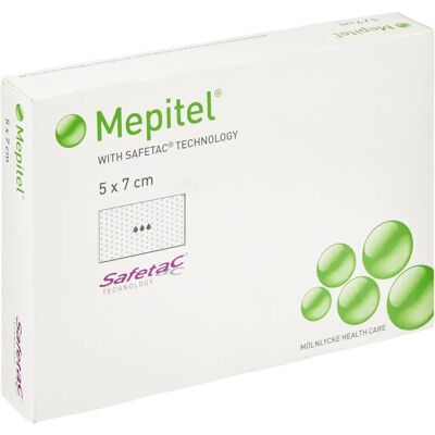 Mölnlycke Mepitel Silikon Kontaktbandage 5x7cm - steril Mölnlycke Mepitel Silikon Kontaktbandage 5x7cm - steril